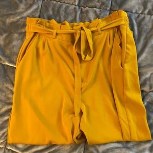 Paper bag waist dress pants!